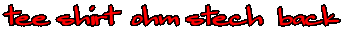 tee shirt  ohm stech  back 